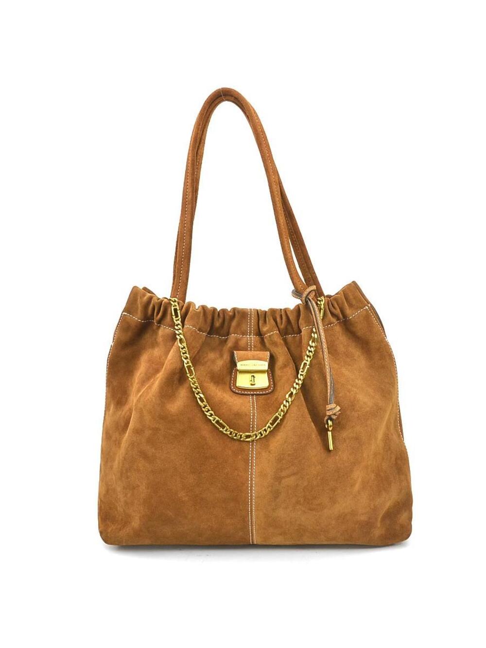 Auth Marc Jacobs Handbag Brown/Gold #302701M31B